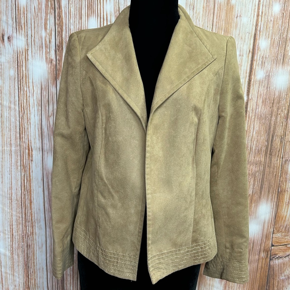 Investments‎ Microsuede Open Front Blazer